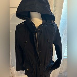 Black Stretch Utility Jacket